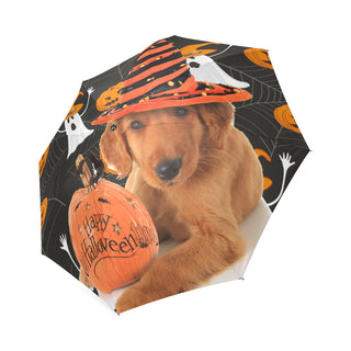 Golden Retriever Halloween Foldable Umbrella - TeeAmazing