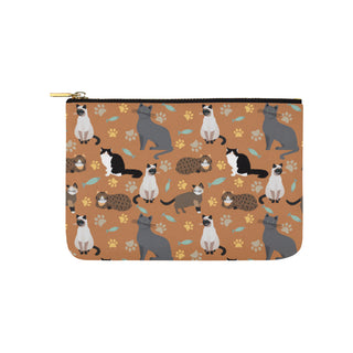 Cat Pattern Carry-All Pouch 9.5x6 - TeeAmazing