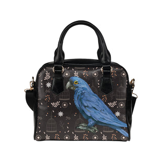 Hyacinth Macaw Parrot Shoulder Handbag - TeeAmazing