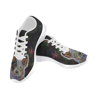 Australian Cattle Dog Glow Design 2 White Sneakers Size 13-15 for Men - TeeAmazing
