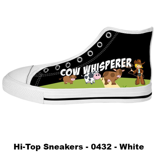 Made only for Cow Lovers - Cow Whisperer Sneakers - TeeAmazing