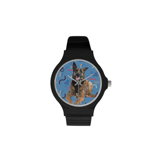 Belgian Malinois Unisex Round Plastic Watch - TeeAmazing