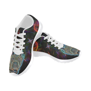 Cane Corso Glow Design 1 White Sneakers for Men - TeeAmazing