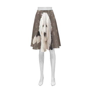 Old English Sheepdog Dog Athena Women's Short Skirt - TeeAmazing