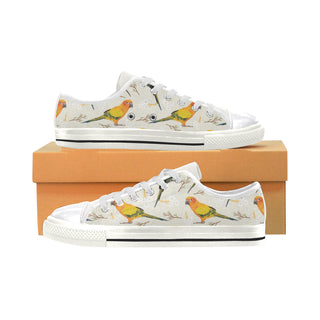 Conures White Women's Classic Canvas Shoes - TeeAmazing