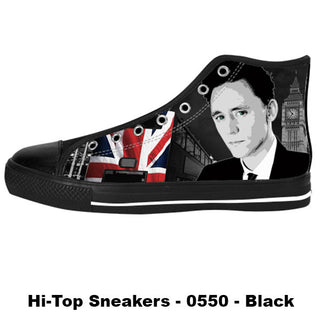 Awesome Custom Tom Hiddleston Shoes Design - Tom Hiddleston Sneakers - TeeAmazing