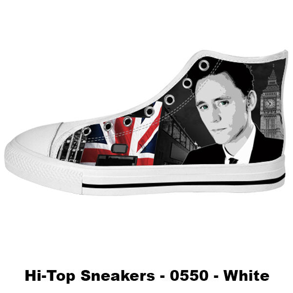 Awesome Custom Tom Hiddleston Shoes Design - Tom Hiddleston Sneakers - TeeAmazing