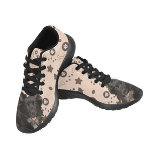 Schip-A-Pom Dog Black Sneakers Size 13-15 for Men - TeeAmazing