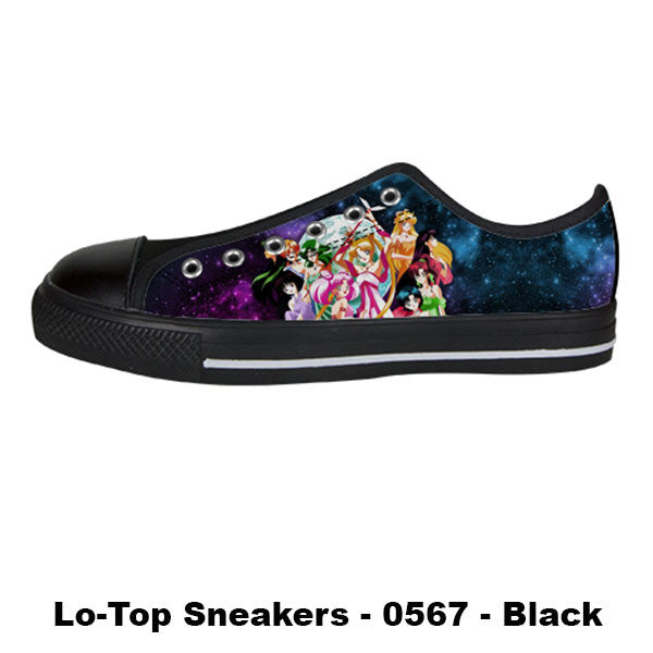 Awesome Custom Sailor Scouts Shoes Design - Sailor Moon Sneakers - TeeAmazing