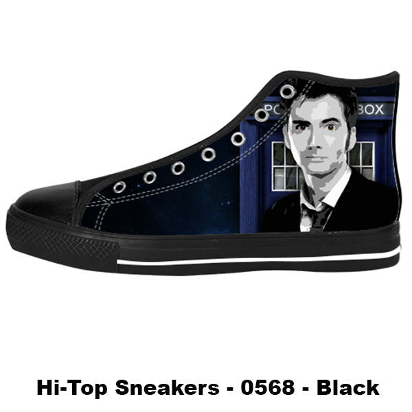 Awesome Custom 10th Doctor Shoes Design - Doctor Who Sneakers - TeeAmazing