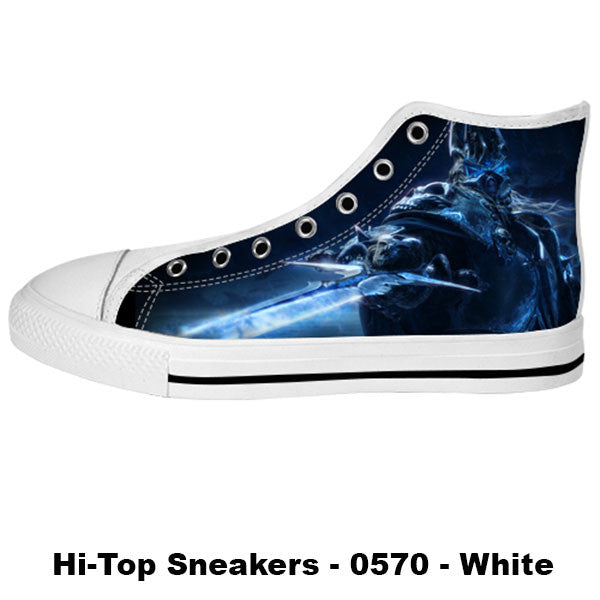 Arthas Shoes & Sneakers - Custom World of Warcraft Canvas Shoes - TeeAmazing