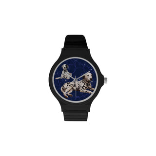 Dalmatian Lover Unisex Round Plastic Watch - TeeAmazing
