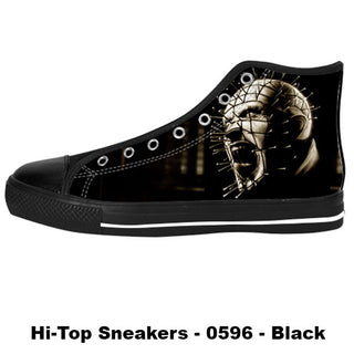 Pinhead Shoes & Sneakers - Custom Hellraiser Canvas Shoes - TeeAmazing