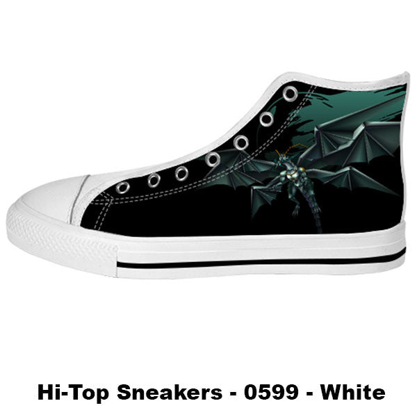 Bahamut Shoes & Sneakers - Custom Final Fantasy Canvas Shoes - TeeAmazing