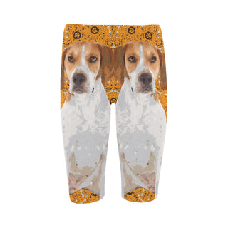 coonhound Hestia Cropped Leggings (Model L03) - TeeAmazing