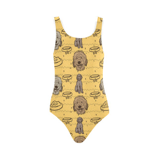Australian Goldendoodle Vest One Piece Swimsuit - TeeAmazing