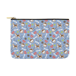 Alaskan Malamute Pattern Carry-All Pouch 12.5x8.5 - TeeAmazing