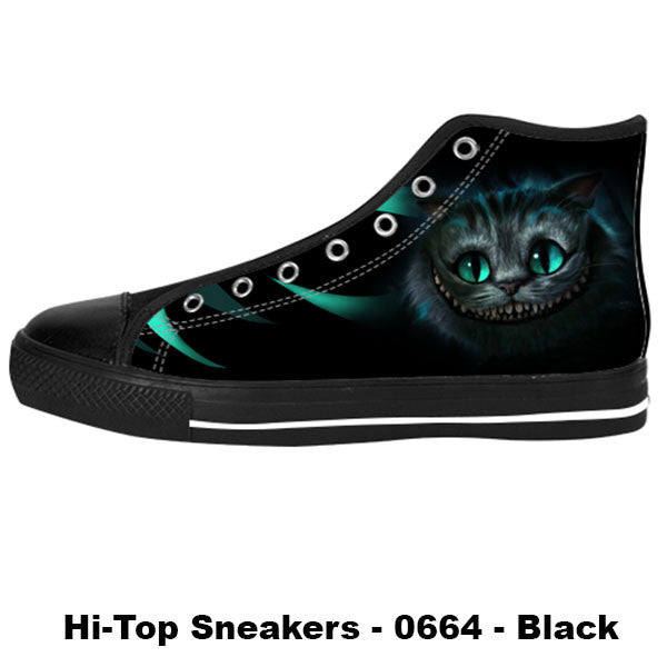 Cheshire Cat Shoes & Sneakers - Custom Alice in Wonderland Canvas Shoes - TeeAmazing