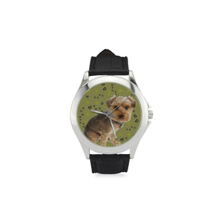 Yorkipoo Dog Women's Classic Leather Strap Watch - TeeAmazing