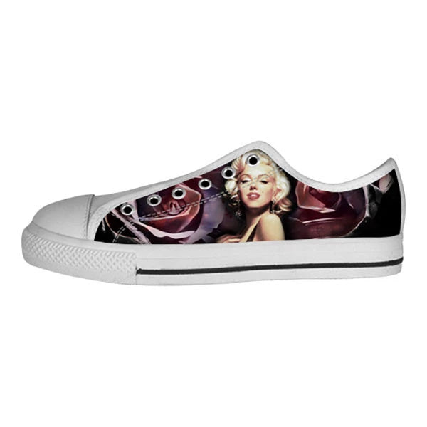 Marilyn Monroe Shoes & Sneakers - Custom Marilyn Monroe Canvas Shoes - TeeAmazing