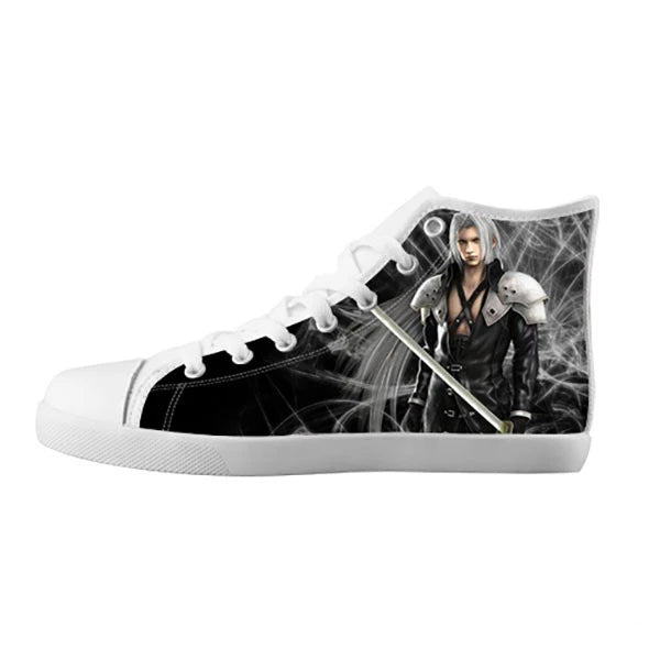 Sephiroth Shoes & Sneakers - Custom Final Fantasy Canvas Shoes - TeeAmazing
