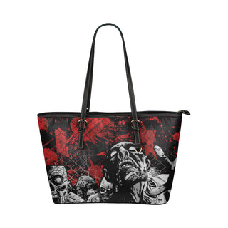 Zombies Leather Tote Bags - The Walking Dead Bags - TeeAmazing