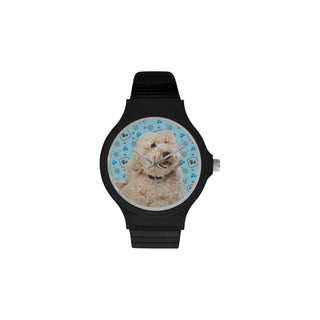Labradoodle Unisex Round Plastic Watch - TeeAmazing