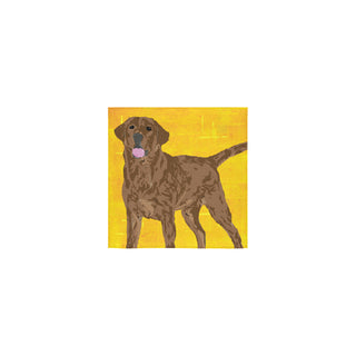 Chocolate Labrador Retriever Square Towel 13x13 - TeeAmazing