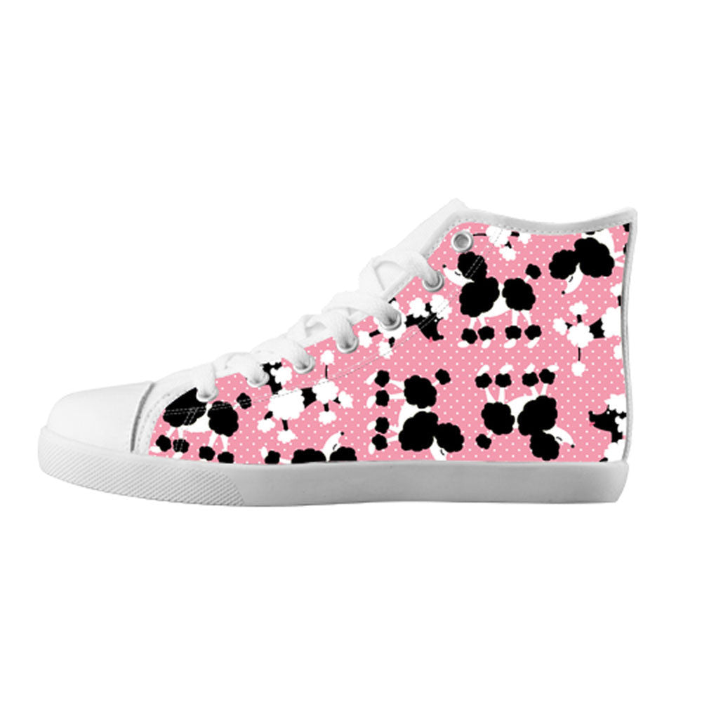 Poodle Shoes & Sneakers - Custom Poodle Canvas Shoes - TeeAmazing