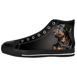 Rottweiler Dog Shoes & Sneakers - Custom Rottweiler Canvas Shoes - TeeAmazing