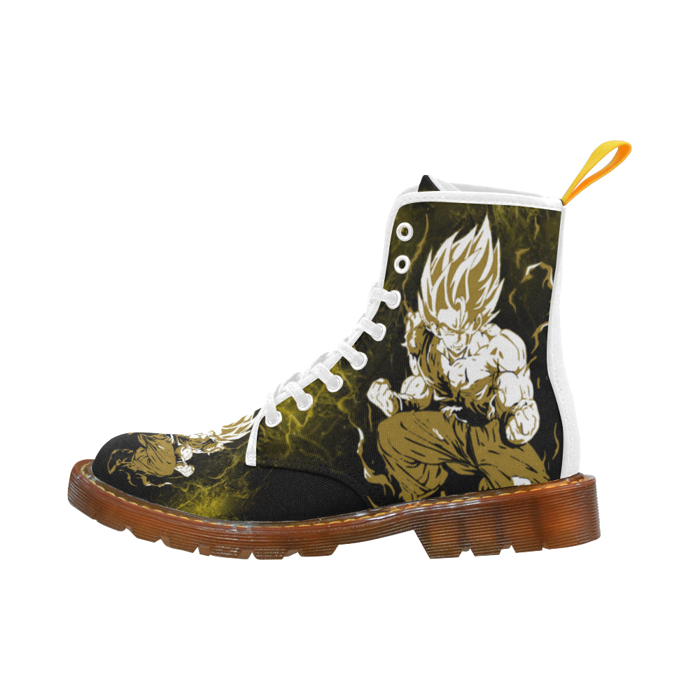 Goku White Boots For Men - TeeAmazing