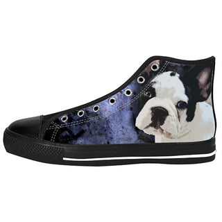 French Bulldog Shoes & Sneakers - Custom French Bulldog Canvas Shoes - TeeAmazing