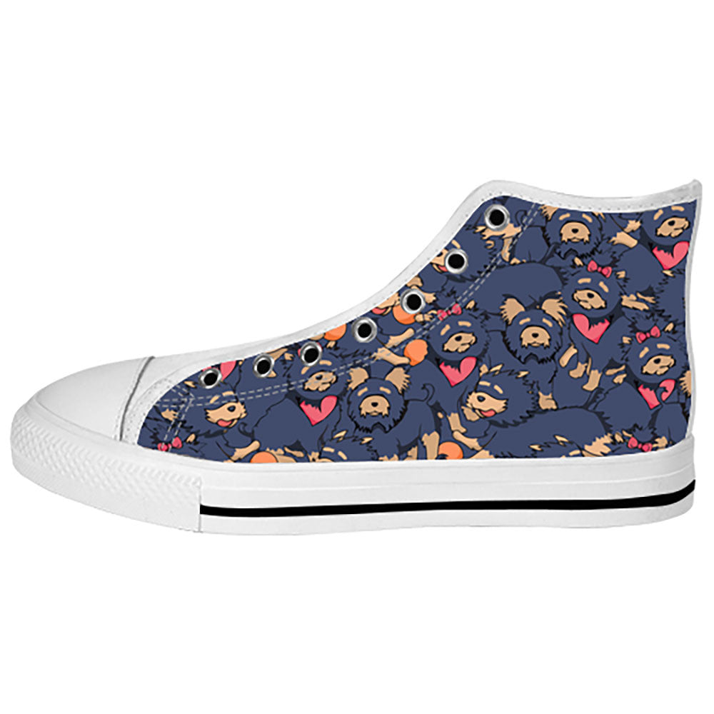 Yorkshire Terrier Shoes & Sneakers - Custom Yorkshire Terrier Canvas Shoes - TeeAmazing