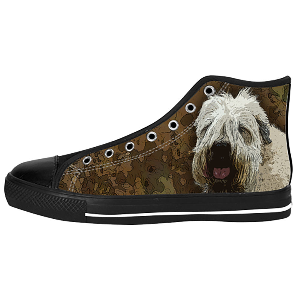 Soft Coated Wheaten Terrier Shoes & Sneakers - Custom Soft Coated Wheaten Terrier Canvas Shoes - TeeAmazing