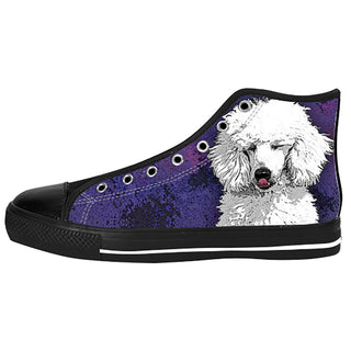 Poodle Dog Shoes & Sneakers - Custom Poodle Canvas Shoes - TeeAmazing