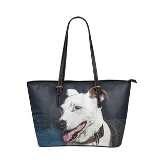 Jack Russell Terrier Leather Tote Bags - Jack Russell Terrier Bags - TeeAmazing