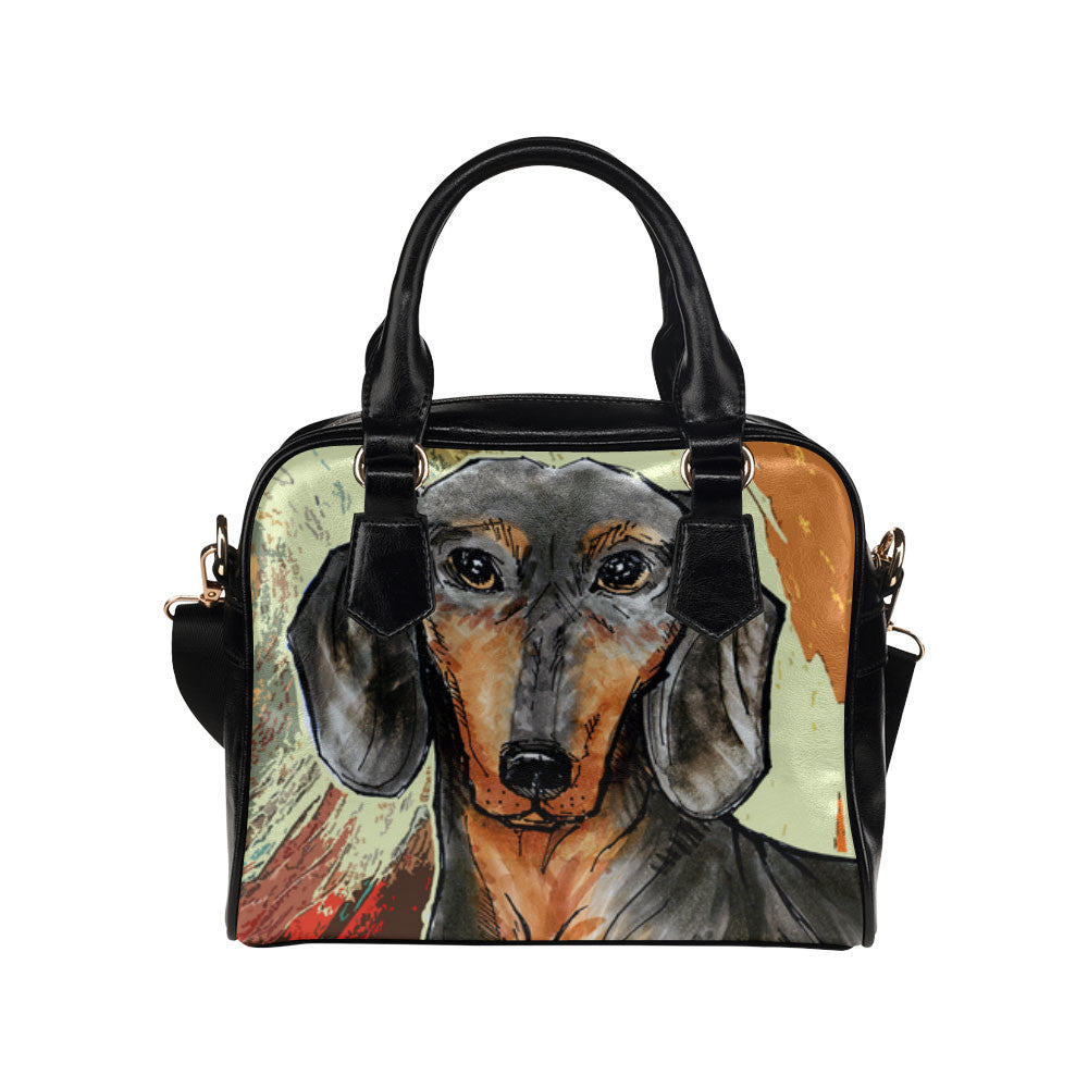 Dachshund Painting Purse & Handbags -  Dachshund Bags - TeeAmazing