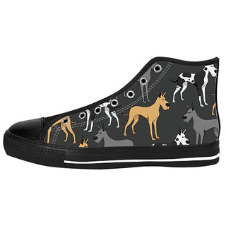 Great Dane Shoes & Sneakers - Custom Great Dane Canvas Shoes - TeeAmazing