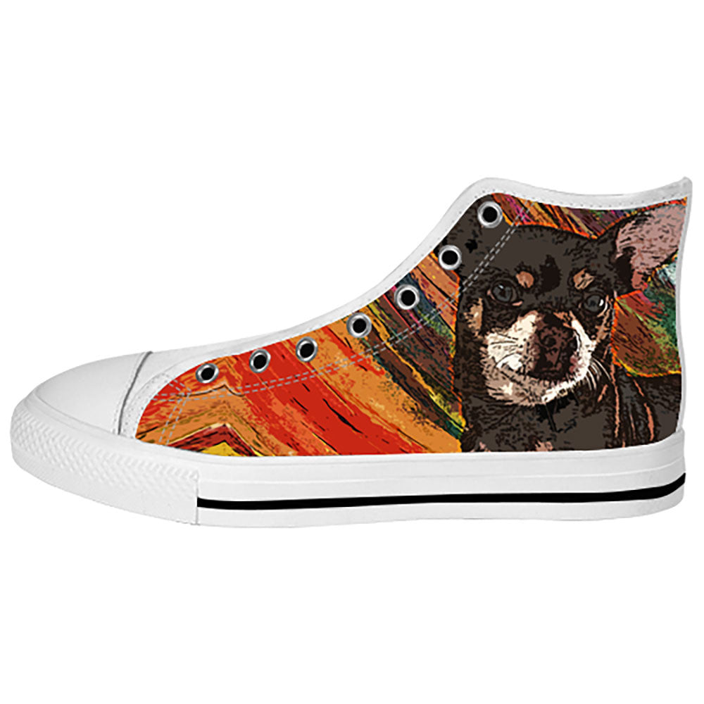 Chihuahua Shoes & Sneakers - Custom Chihuahua Canvas Shoes - TeeAmazing