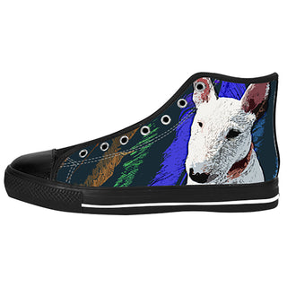 Bull Terrier Shoes & Sneakers - Custom Bull Terrier Canvas Shoes - TeeAmazing