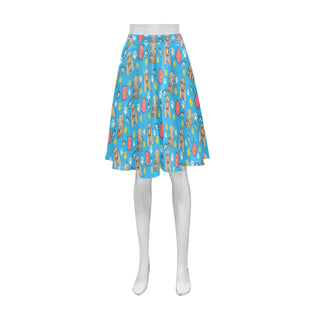Bloodhound Pattern Athena Women's Short Skirt - TeeAmazing
