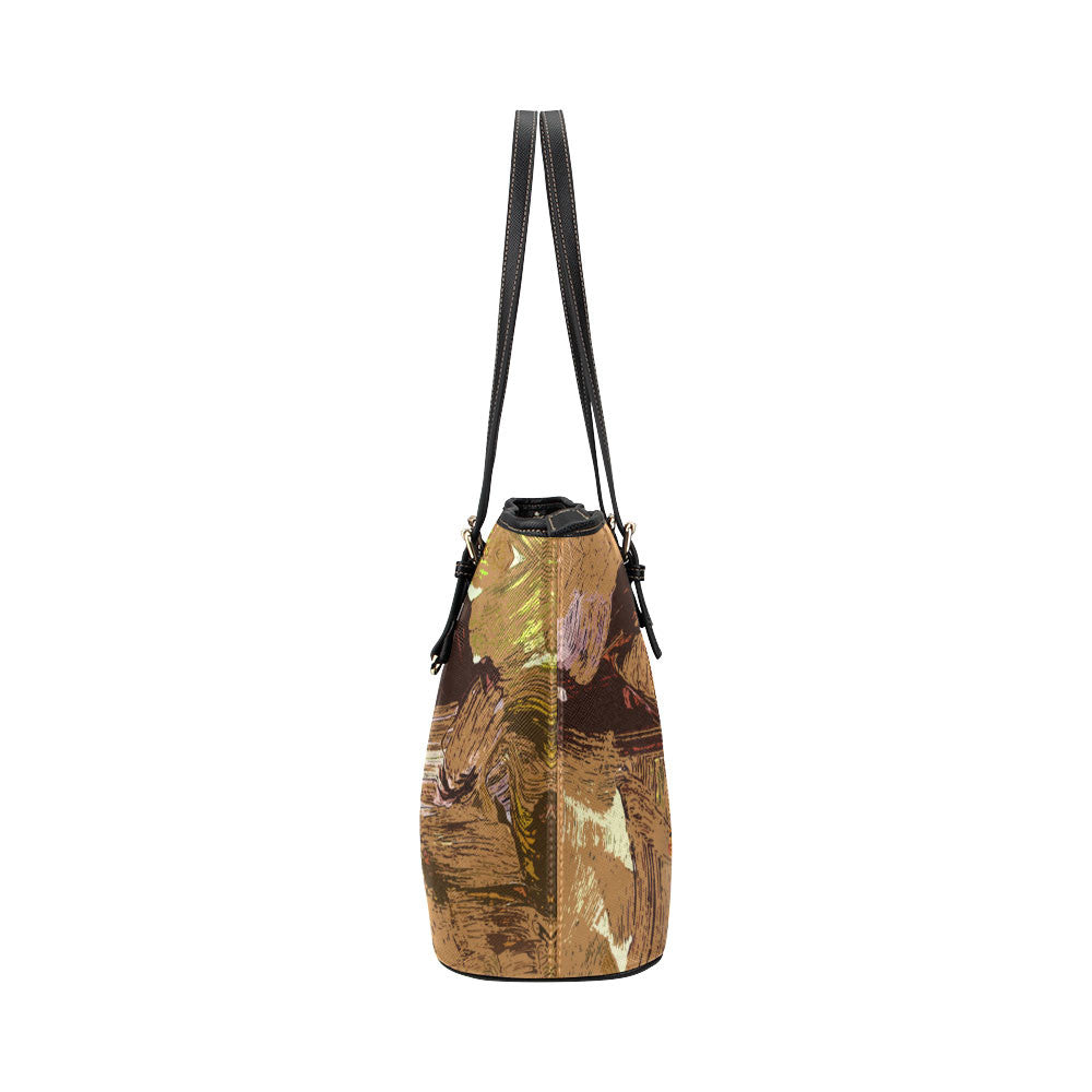 Golden Retriever Leather Tote Bags - Golden Retriever Bags - TeeAmazing