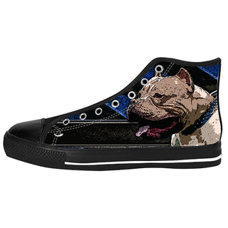 Pitbull Shoes & Sneakers - Custom Pitbull Canvas Shoes - TeeAmazing