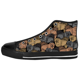 Chow Chow Shoes & Sneakers - Custom Chow Chow Canvas Shoes - TeeAmazing