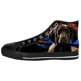 German Shorthaired Pointer Shoes & Sneakers - Custom German Shorthaired Pointer Canvas Shoes - TeeAmazing