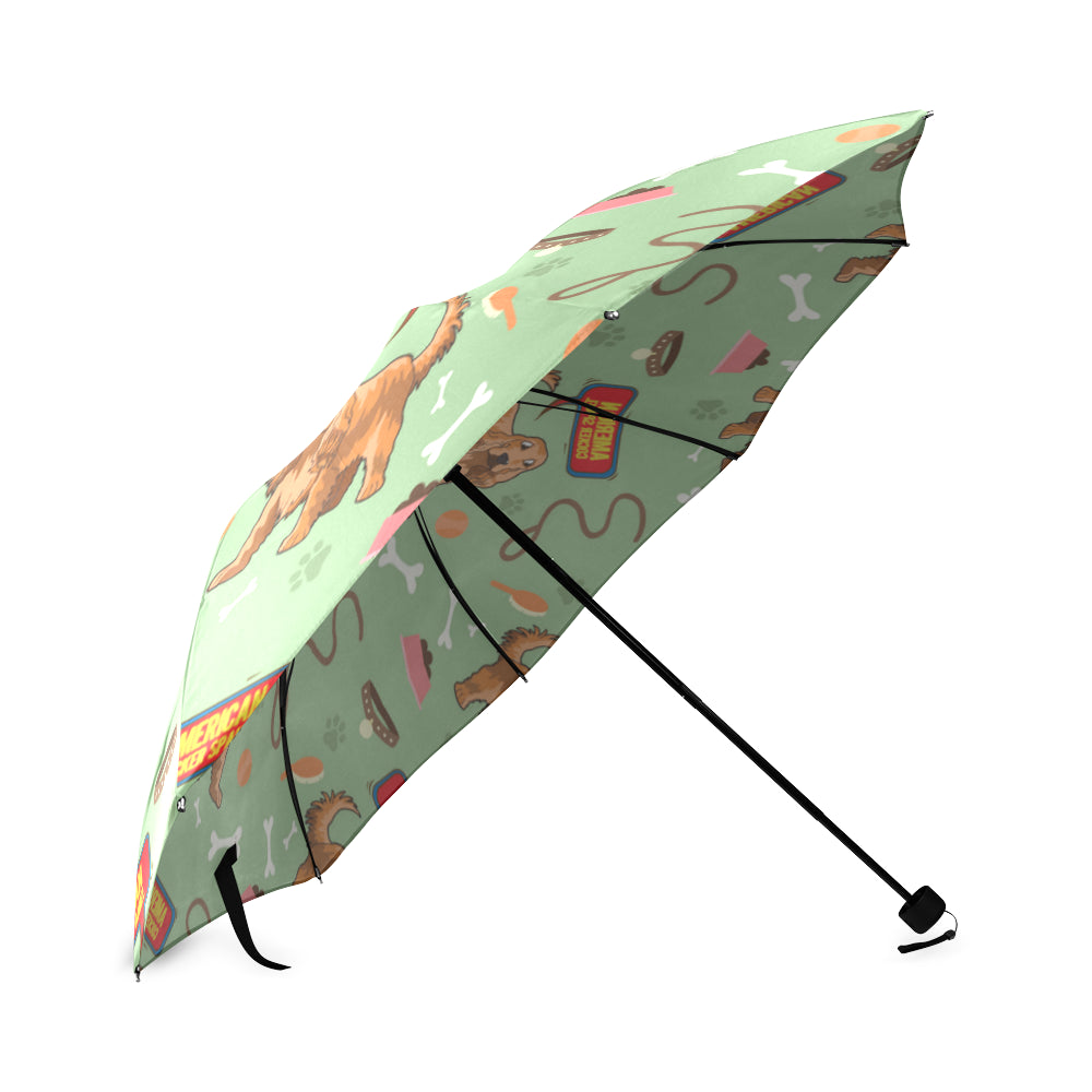 American Cocker Spaniel Pattern Foldable Umbrella - TeeAmazing