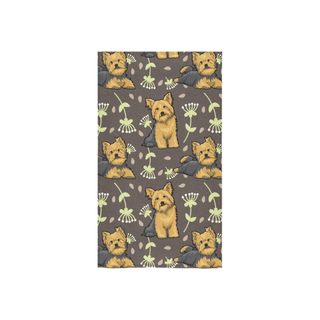 Cairn terrier Flower Custom Towel 16"x28" - TeeAmazing