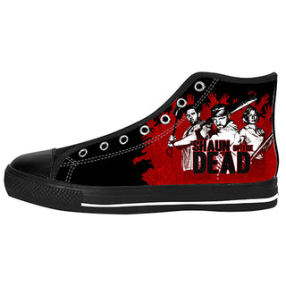 Shaun of the Dead Shoes & Sneakers - Custom Shaun of the Dead Canvas Shoes - TeeAmazing