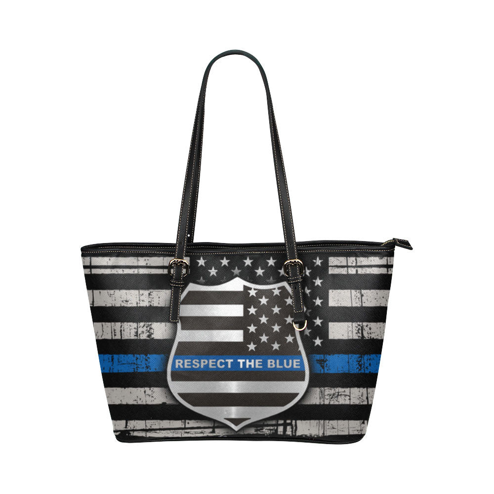Thin Blue Line Flag Tote Bags - Police Bags - TeeAmazing