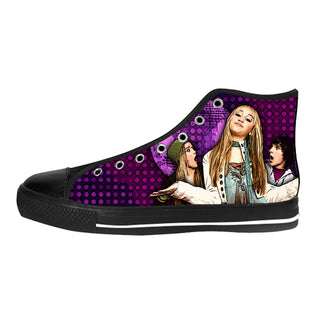 Hannah Montana Shoes & Sneakers - Custom Hannah Montana Canvas Shoes - TeeAmazing